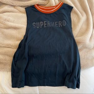 Sweaty Betty Superhero cropped muscle tank top